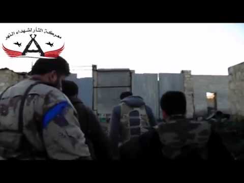 قائد لواء التوحيد عبد القادر الصالح أثناء عملية السيطرة على اللواء 80 في ريف حلب