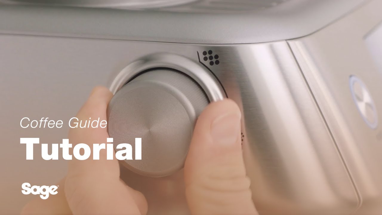 Breville coffee guide tutorial - How to adjust grind size 
