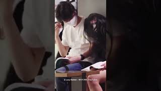 guys react when a girl falls asleep on their shoulder 😍❤