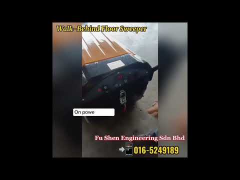Effortless Cleaning with Fu Shen Walk-Behind Floor Sweeper
