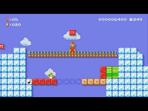 Story Mode 2 ~ ON/OFF Switch Research Expedition for Doctor Gizmo ~ Super Mario Maker 2 1bt