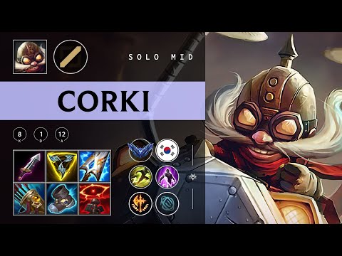 Corki Mid vs Irelia - KR Diamond Patch 25.24