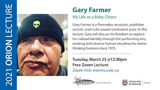 Orion Lecture Series with actor Gary Farmer video