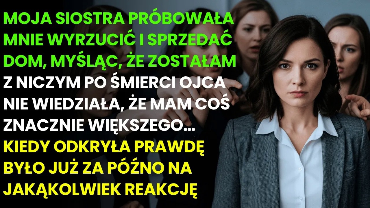 SIOSTRA PRZYSZŁA SPRZEDAĆ MÓJ DOM DWA TYGODNIE PO POGRZEBIE OJCA — NIE WIEDZIAŁA, ŻE ZOSTAWIŁ JEJ DŁUG, A MNIE KLUCZ DO PRAWDY