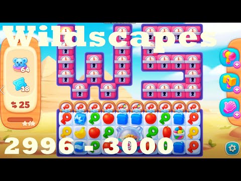 Wildscapes Level 2996 - 3000 HD Walkthrough | 3 - match game | gameplay | android | ios | pc | app