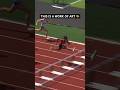 That Hurdle Technique Is Flawless