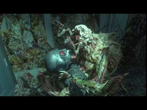 RE3 Drain Deimos attack on HUNK