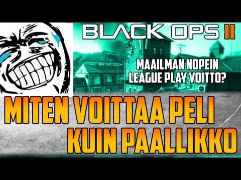 Miten voittaa peli kuin päällikkö! Eeppisin League Play voitto ikinä?! (Black Ops 2)