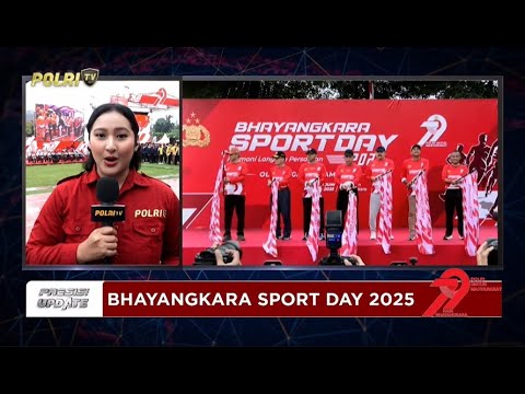 PRESISI UPDATE: LIVE - FLAG OFF FUN WALK BHAYANGKARA SPORT DAY 2025 21/06/2025 (08.24)