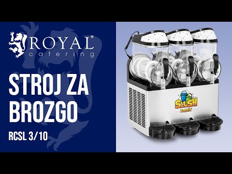 videoposnetek - Stroj za brozgo - 3 x 12 L - LED