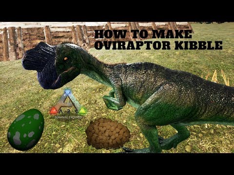 ARK how to make Oviraptor kibble