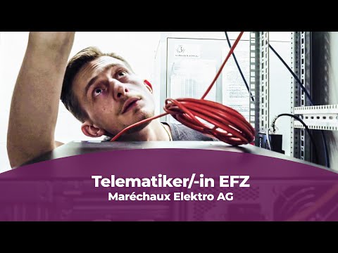 Lehre als Telematiker/-in EFZ bei der Maréchaux Elektro AG