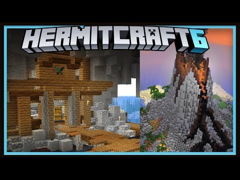 Hermitcraft Season 6: Volcano Storage Room And Announcement!   (Minecraft 1.13.1 survival  Ep.33)