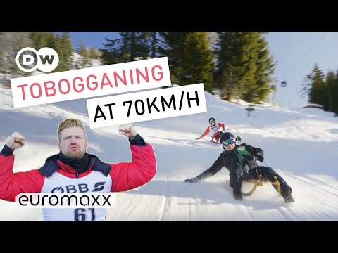 Sled Race at Wildkogel | The 14 km Toboggan Run in Bramberg Austria | Quirky Customs