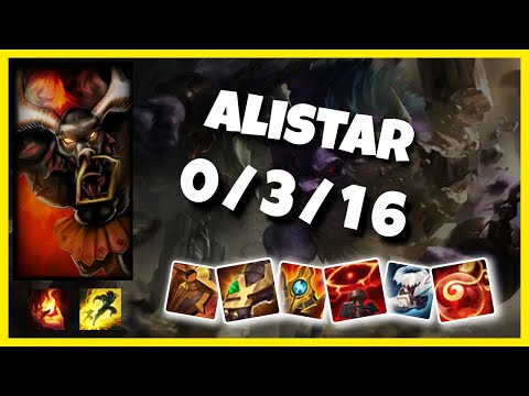 Alistar vs Gragas KOREAN Challenger SUPPORT (0/3/16) - v11.2