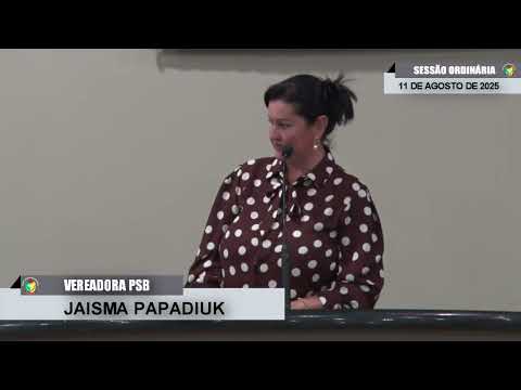CMBTE - USO DE TRIBUNA PELA VEREADORA JAISMA PAPADIUK - PSB