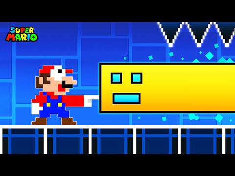 Super Mario Bros., But Everything Mario Touches Turns WIDER