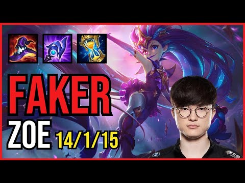 FAKER - ZOE vs. AZIR Mid | KR DIAMOND | PATCH 11.1