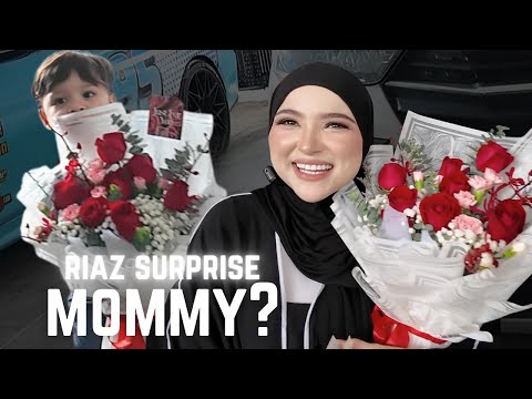 AJAR RIAZ MACAM MANA NAK HAPPYKAN WOMAN ‼️‼️ RIAZ BELI BUNGA BUAT MOMMY ‼️‼️