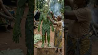 I Made Jesus Using Taro Leaves