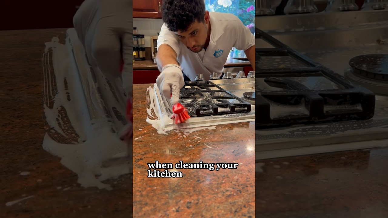 How to clean your kitchen in just 7 steps! 🤓👌🏼#kitchencleaning #deepcleaning  #cleaninghacks
