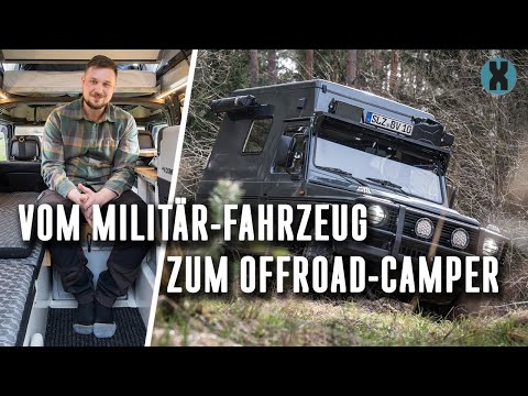 Klein aber fein: Ein Puch G mit Kommando-Aufbau als Camper