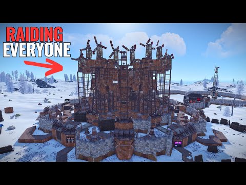 We Took Over a 1,000 Player Rust Server.. | OT Zerg Wipe Progression