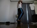 One leg 45 squats 片足スクワット45回
