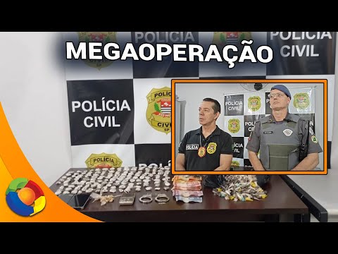 Megaoperação “São Nicolau” termina com 12 presos por tráfico em Américo Brasiliense
