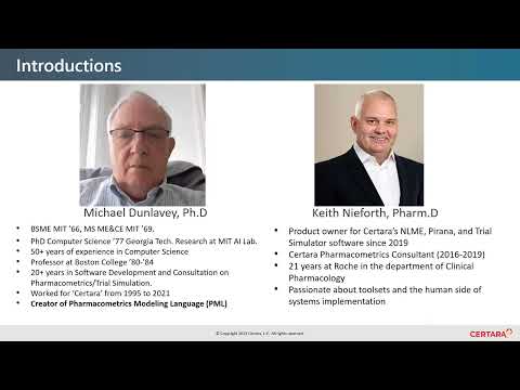 Certara Tools for Drug Development – PML, Phoenix, and Regulatory Data