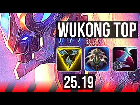 WUKONG vs VOLIBEAR (TOP) | 11 solo kills, Dominating, 19/4/1, 37k DMG | EUW Diamond | 25.19