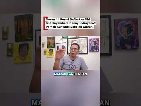 This Lecturer Is the First Person to Sign Up for Denny Indrayana's Contest! #gibran #jokowi #prab...