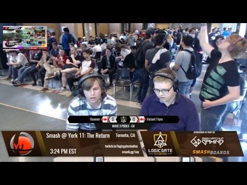 Smash at York 11 - Variant Xyro (Sonic, Falco) vs Hammer (Bowser) - SSB4 Wave 3 Pools