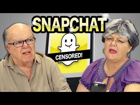 Elders react to Snapchat