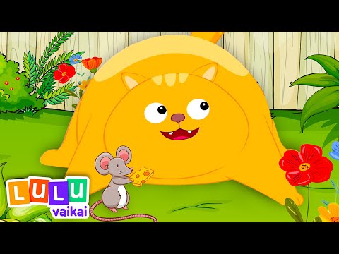 Storas Katinėlis - Vaikiškos Dainelės 🐈 LuLu Vaikai Lietuviškos Dainos Vaikams 🌈