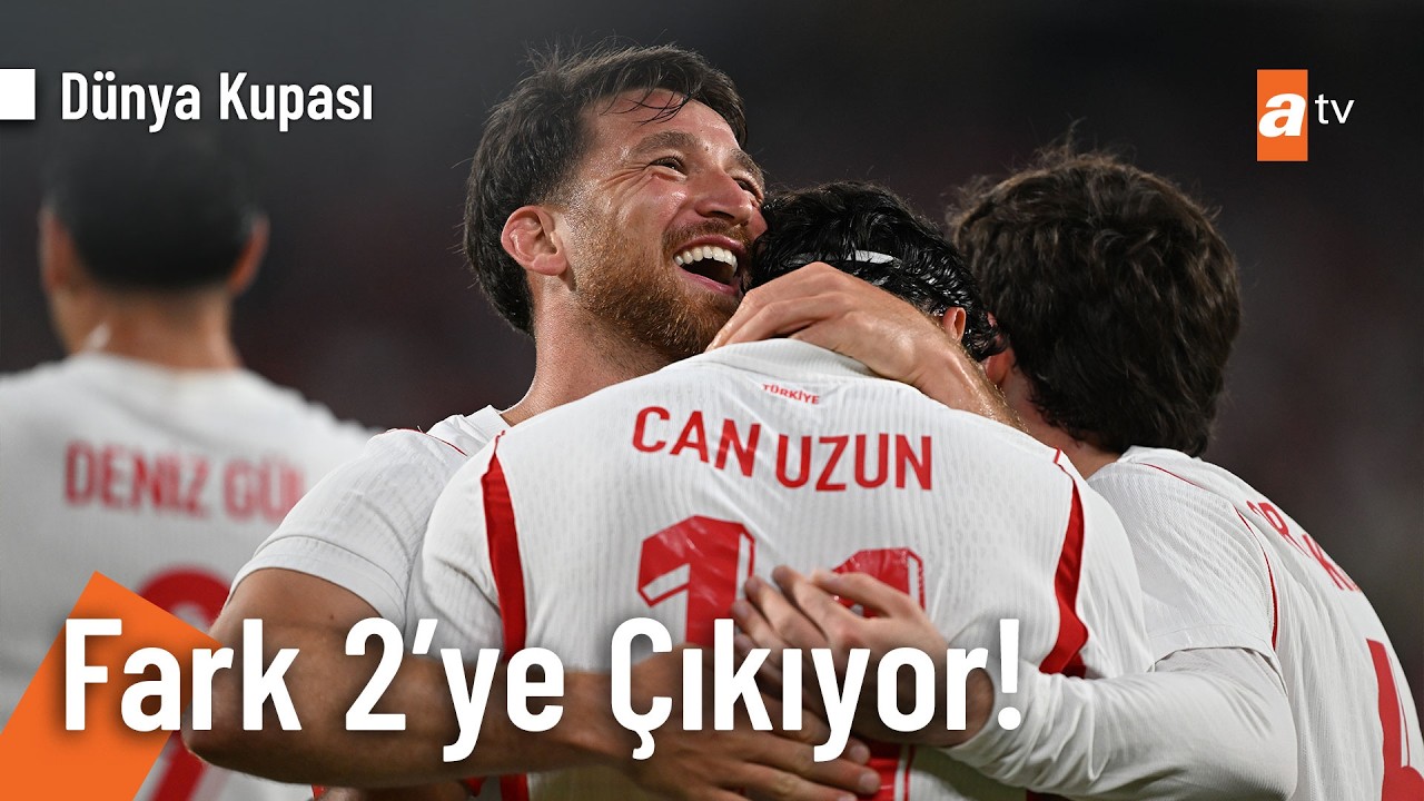Can Uzun farkı 2'ye çıkarıyor - Türkiye 2 - 0 Kuzey Makedonya