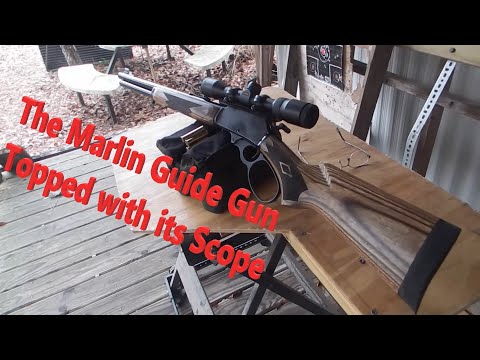 The New Marlin Guide Gun 45-70 scoped