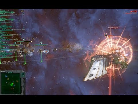 Dark Angels vs Imperial Navy, Heroic Difficulty + Elite Mode 1500 points - Battlefleet Gothic Armada