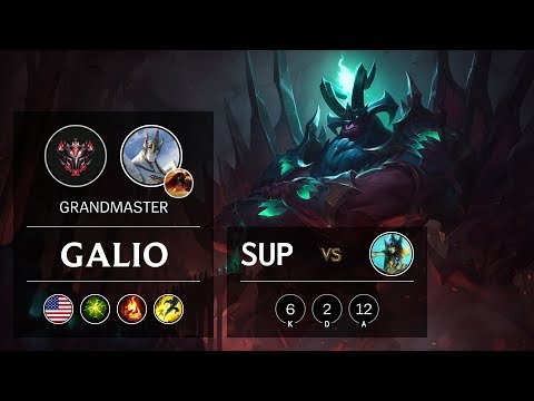 Galio Support vs Nami - NA Grandmaster Patch 9.19