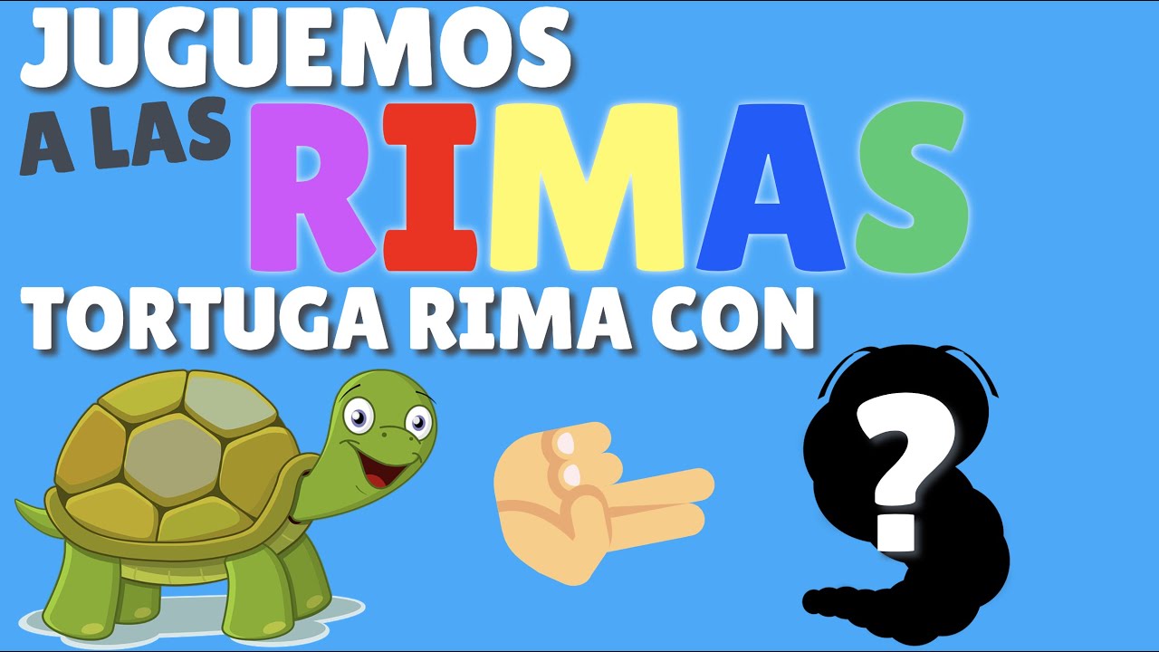 Juguemos a las rimas para niños, separando la palabra por sílabas. Home school. Aprendamos de casa