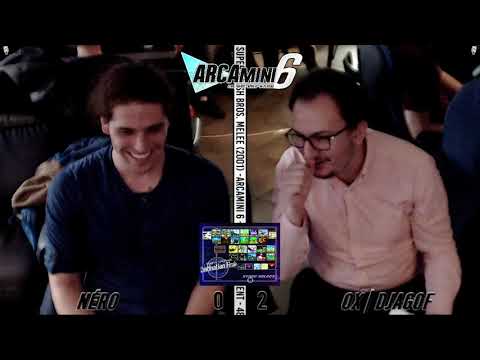 Arcamini 6 - Néro (Fox) VS 0x | DjaGoF (Cpt.Falcon) SSBM Winners Quarters - Smash Melee