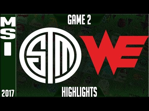 TSM vs Team WE Highlights MSI 2017 Day 3 Group Stage - TSM vs WE Highlights
