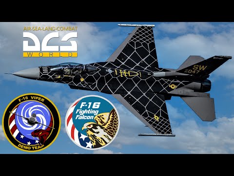 External & In-Cockpit Views | F-16C VIPER DEMO | REAL AUDIO TAPES | DCS