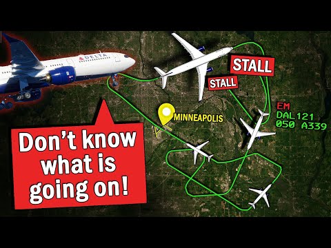 Flight Controls Failure | Delta A339 EMERGENCY Return to Minneapolis