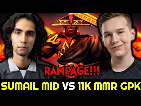 SUMAIL Mid vs GPK — Rampage Ember Spirit Carry the Game