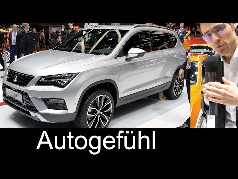 REVIEW Seat Ateca first Exterior/Interior rating & Interview technology neu new 2017 SUV Video