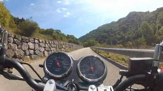 preview picture of video 'Ruteando por Asturias: Subida a la Cobertoria. Suzuki GS500 E 2007'