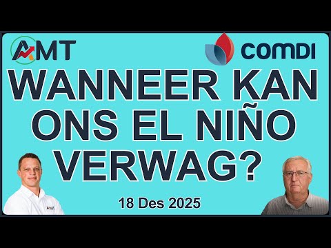 Wanneer kan ons El Niño verwag? | 18 Desember 2025 – Weeroorsig ☀️🌧️