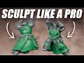 How to SCULPT CLOTH AND CAPES like a PRO!