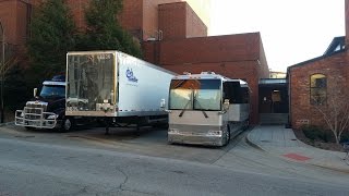 CHICAGO (The Band)Tour Buses Arrive At The Peace Center